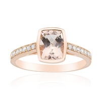 Bague en or et Morganite AAA (CIRARI)