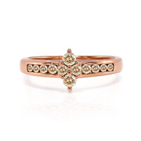 Bague en or et Diamant rose de France SI1 d'Argyle 