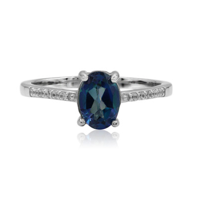 Bague en argent et Topaze Neptune