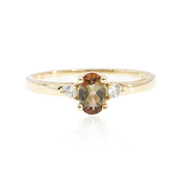 Bague en or et Andalousite