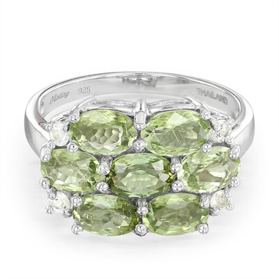 Bague en argent et Tourmaline Paraïba