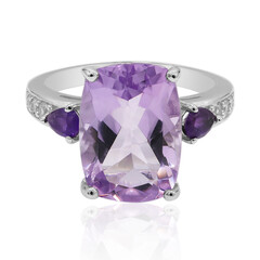 Bague en argent et Améthyste de Bolivie