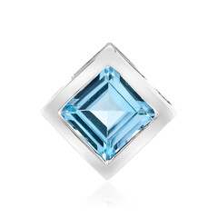 Pendentif en argent et Topaze bleu ciel