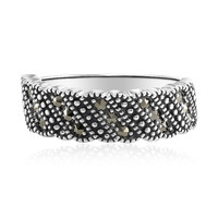 Bague en argent et Marcassite