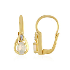 Boucles d'oreilles en argent et Opale Welo