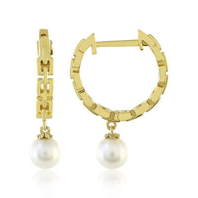 Boucles d'oreilles en argent et Perle de culture d'eau douce