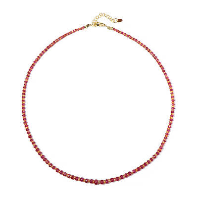 Collier en argent et Rubis de Madagascar
