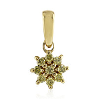 Pendentif en or et Diamant VS1 jaune