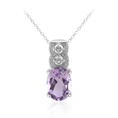 Collier en argent et Améthyste de Bolivie