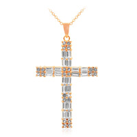 Collier en argent et Topaze blanche