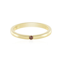 Bague en argent et Diamant rouge I2