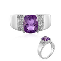 Bague en argent et Quartz azur