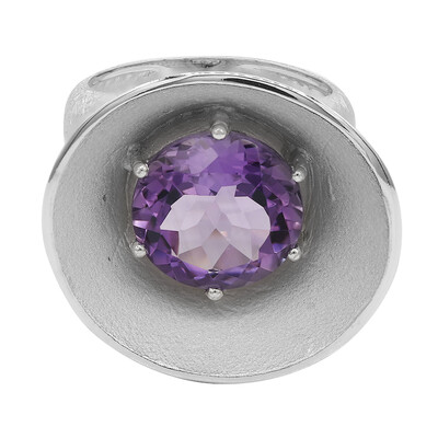 Bague en argent et Améthyste de Zambie