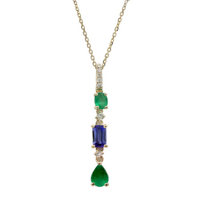 Collier en or et Tanzanite AAA (CIRARI)