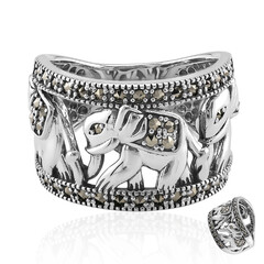 Bague en argent et Marcassite