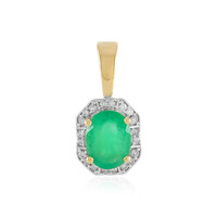 Pendentif en or et Emeraude du Brésil