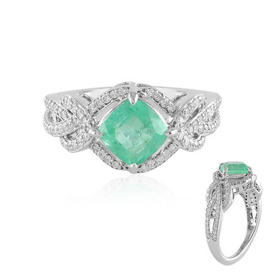 Bague en or et Emeraude de Russie (de Melo)