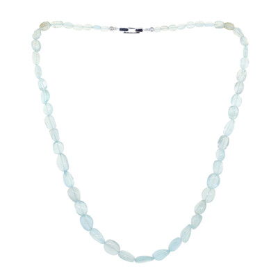 Collier en argent et Aigue-marine
