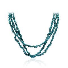 Collier en argent et Turquoise de Kingman (Anne Bever)