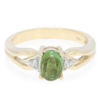 Bague en or et Tourmaline Paraiba du Brésil