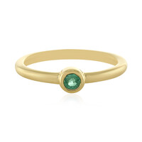 Bague en argent et Emeraude de Russie