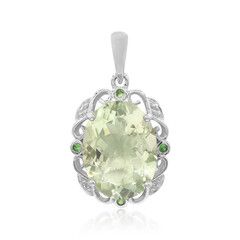 Pendentif en argent et Améthyste verte