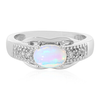 Bague en argent et Opale Welo