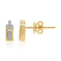 Boucles d'oreilles en or et Diamant SI1 (G)