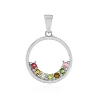 Pendentif en argent et Tourmaline