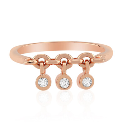 Bague en argent et Zircon (M de Luca)