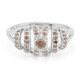 Bague en argent et Diamant fantaisie