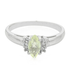 Bague en argent et Orthose