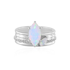 Bague en argent et Opale Welo