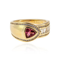 Bague en or et Tourmaline rose (de Melo)