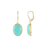Boucles d'oreilles en argent et Amazonite