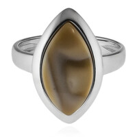 Bague en argent et Pierre de feu