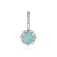 Pendentif en argent et Grandidierite