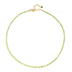 Collier en argent et Diopside de Russie