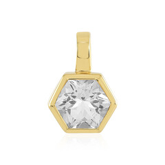 Pendentif en argent et Topaze blanche