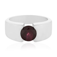 Bague en argent et Grenat Rhodolite