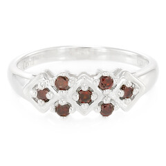 Bague en argent et Diamant fantaisie