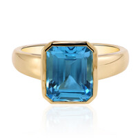 Bague en or et Topaze de Marambaia (Tenner Diniz)