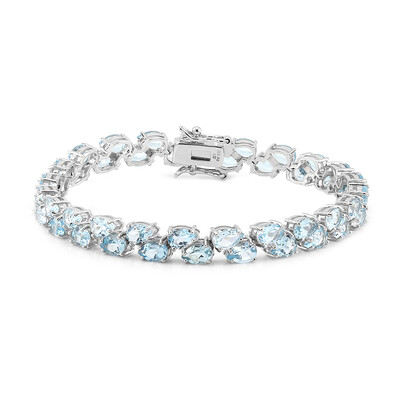 Bracelet en argent et Topaze bleu ciel