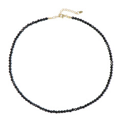 Collier en argent et Spinelle noir