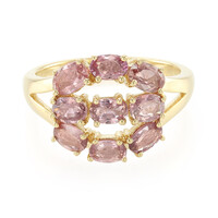 Bague en or et Saphir Padparadscha non chauffé (AMAYANI)