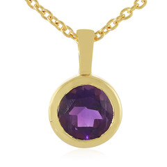 Collier en argent et Améthyste de Zambie