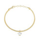 Bracelet en argent et Topaze blanche