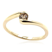 Bague en or et Diamant champagne SI2 d'Argyle