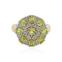 Bague en argent et Péridot