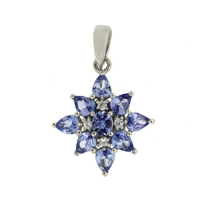 Pendentif en argent et Tanzanite
